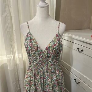 Floral Spaghetti Strap Dress
